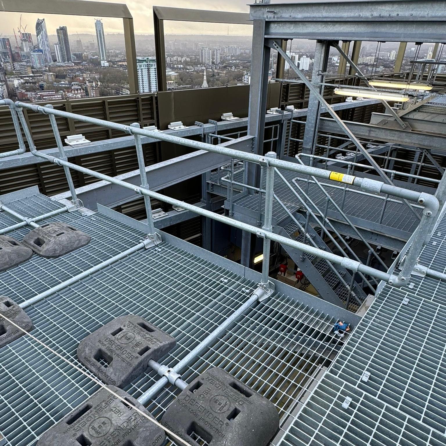 John Lewis Head Office — Sky Height Safety project at John Lewis Partnership (via Envirotech FM), London