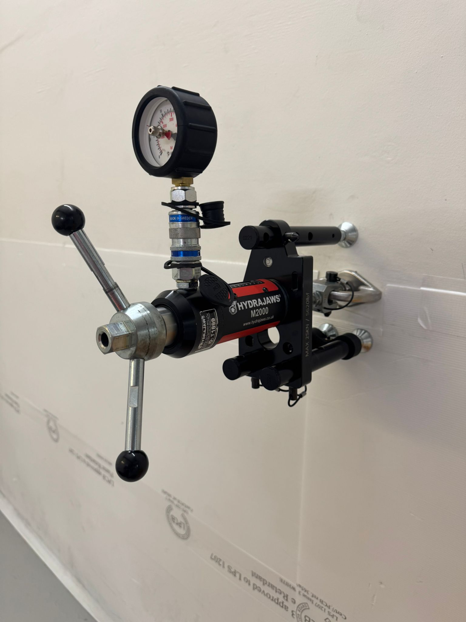 Eyebolt Testing — Sky Height Safety engineers on site, working to BS EN 795 Type A, BS 7883:2019, BS EN 365